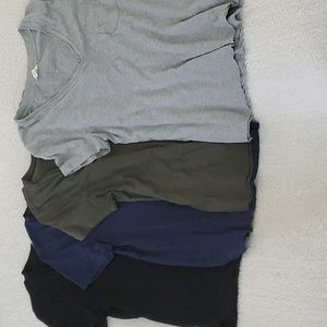 Caslon vneck short sleeve pocket t (qty 4)